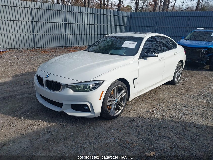 2018 BMW 430I Gran Coupe xDrive VIN: WBA4J3C59JBG96113 Lot: 39042802