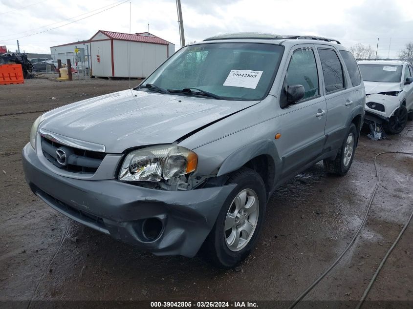 2002 Mazda Tribute Es V6/Lx V6 VIN: 4F2CU08132KM17344 Lot: 39042805