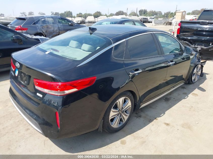 2017 Kia Optima Hybrid VIN: KNAGT4LC9H5006586 Lot: 39043030