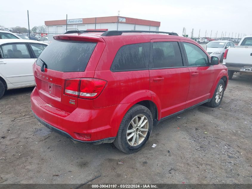 2013 Dodge Journey Sxt VIN: 3C4PDCBG2DT600946 Lot: 39043197