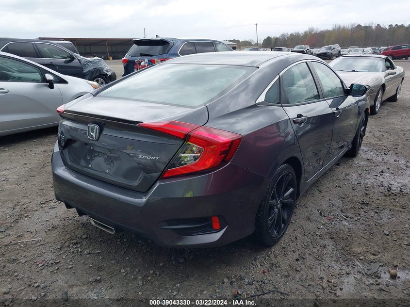 VIN 2HGFC2E89KH570445 2019 HONDA CIVIC SPORT