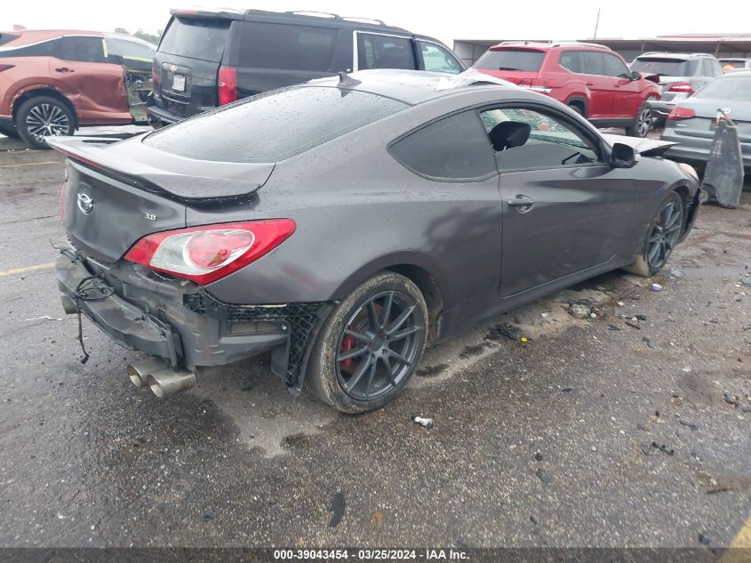 2011 Hyundai Genesis Coupe 3.8L VIN: KMHHU6KH7BU056179 Lot: 39043454