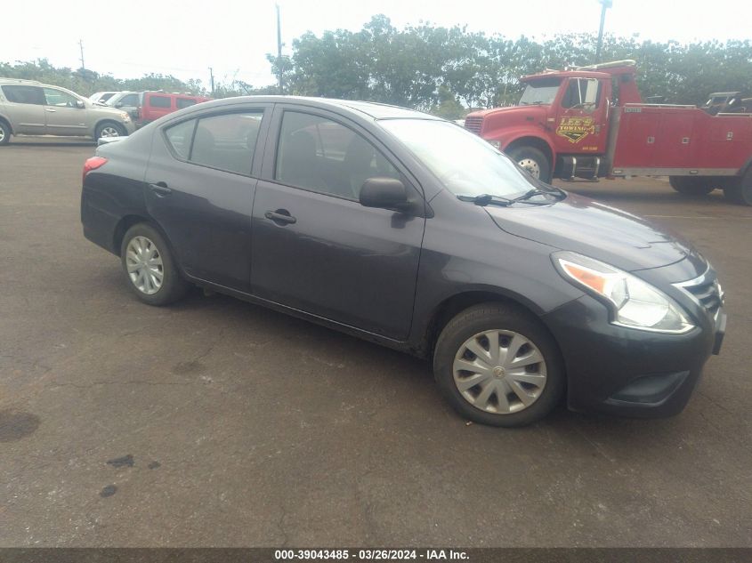 3N1CN7AP7FL870801 2015 Nissan Versa 1.6 S+