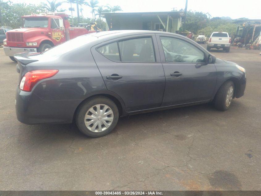 3N1CN7AP7FL870801 2015 Nissan Versa 1.6 S+