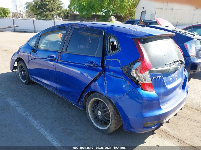 2018 Honda Fit Sport VIN: 3HGGK5G65JM718319 Lot: 39043610