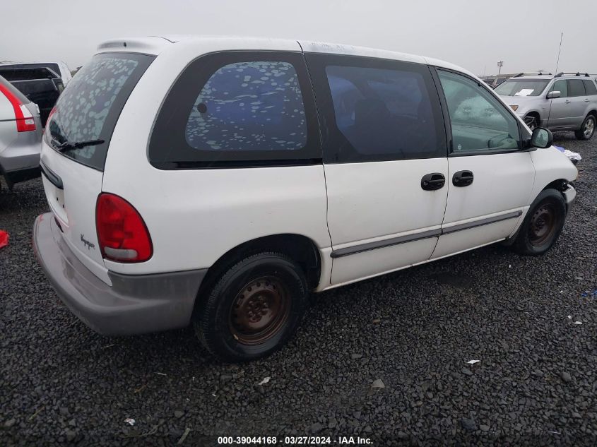 1998 Plymouth Voyager VIN: 2P4FP25BXWR734795 Lot: 39044168