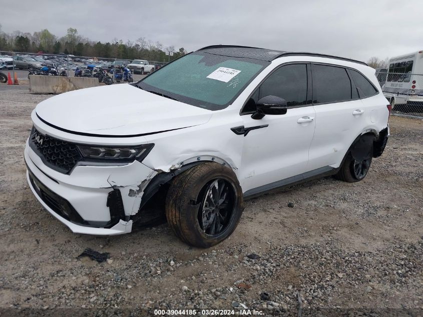 2023 Kia Sorento Sx VIN: 5XYRK4LFXPG201658 Lot: 39044185