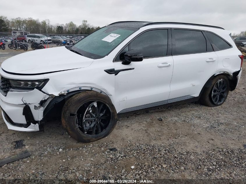 2023 Kia Sorento Sx VIN: 5XYRK4LFXPG201658 Lot: 39044185