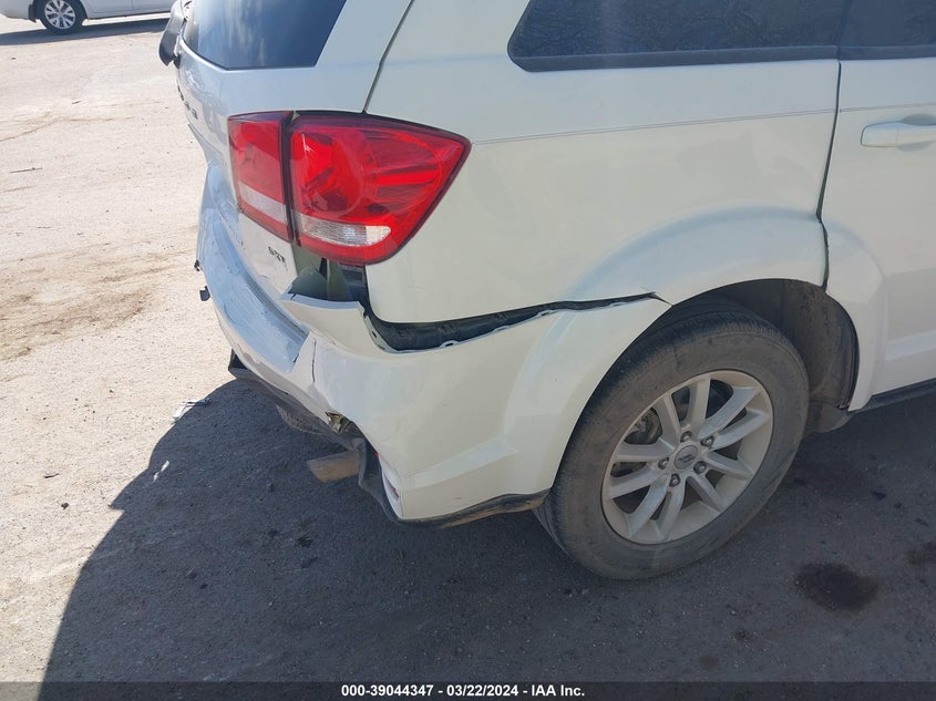 VIN 3C4PDCBB0JT384806 2018 DODGE JOURNEY SXT