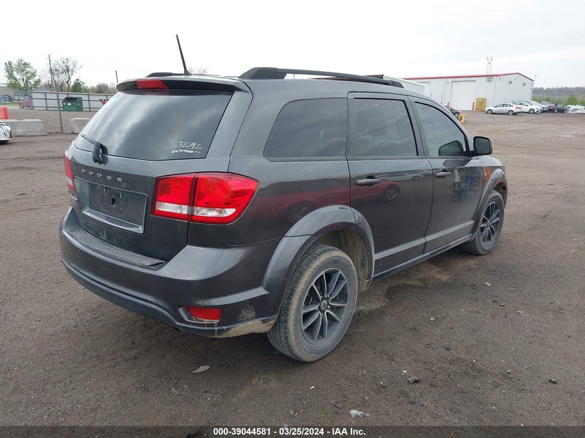 VIN 3C4PDCBB4KT719454 2019 DODGE JOURNEY SE