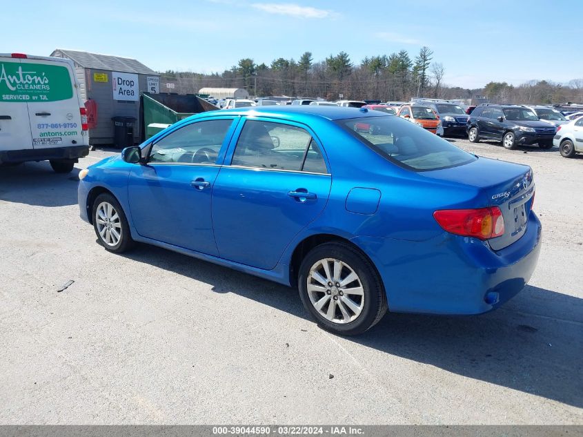 2T1BU40E29C043077 | 2009 TOYOTA COROLLA