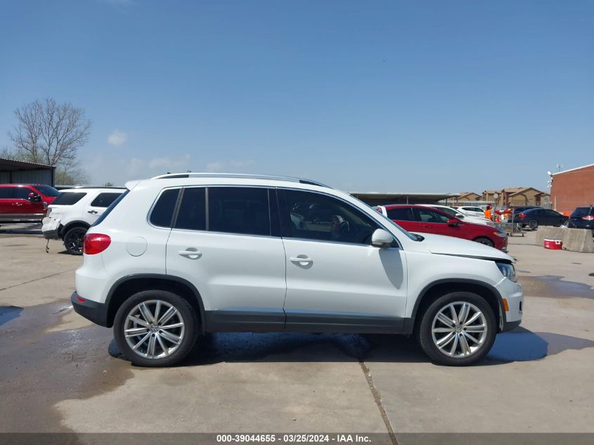 2014 Volkswagen Tiguan Sel VIN: WVGAV3AXXEW561728 Lot: 40739668