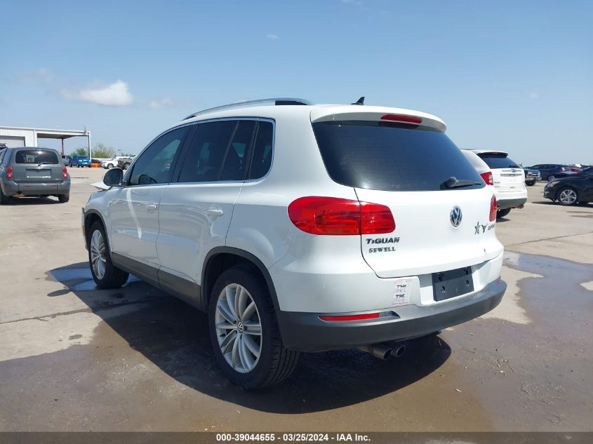 2014 Volkswagen Tiguan Sel VIN: WVGAV3AXXEW561728 Lot: 40739668