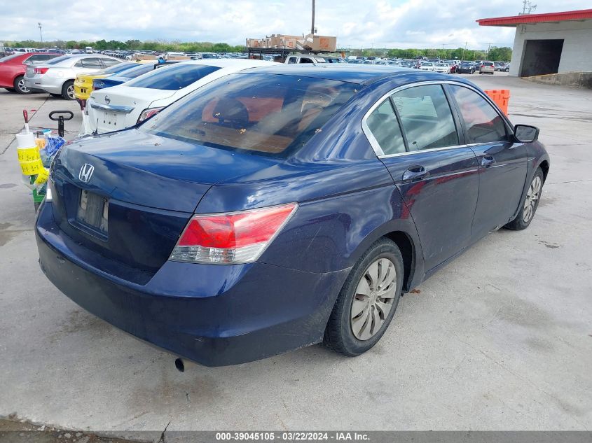 2010 Honda Accord Lx VIN: 1HGCP2F37AA085762 Lot: 40649544