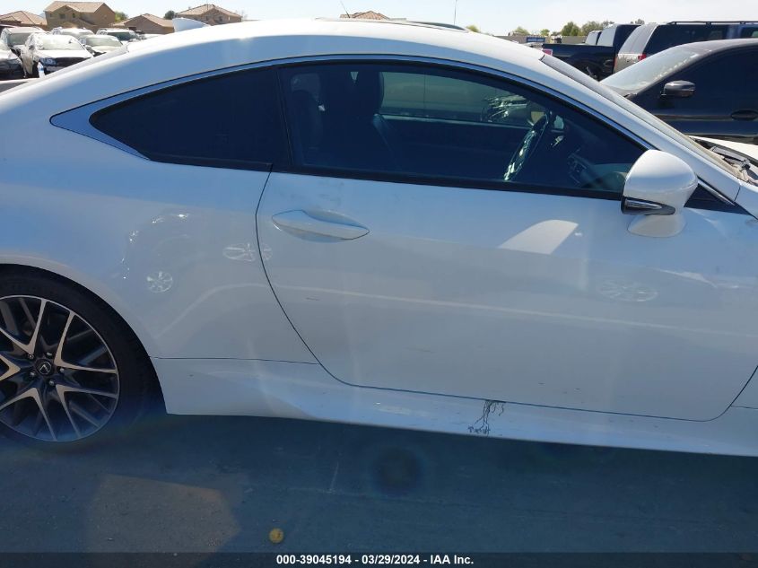 2015 Lexus Rc 350 VIN: JTHHE5BCXF5001062 Lot: 39045194