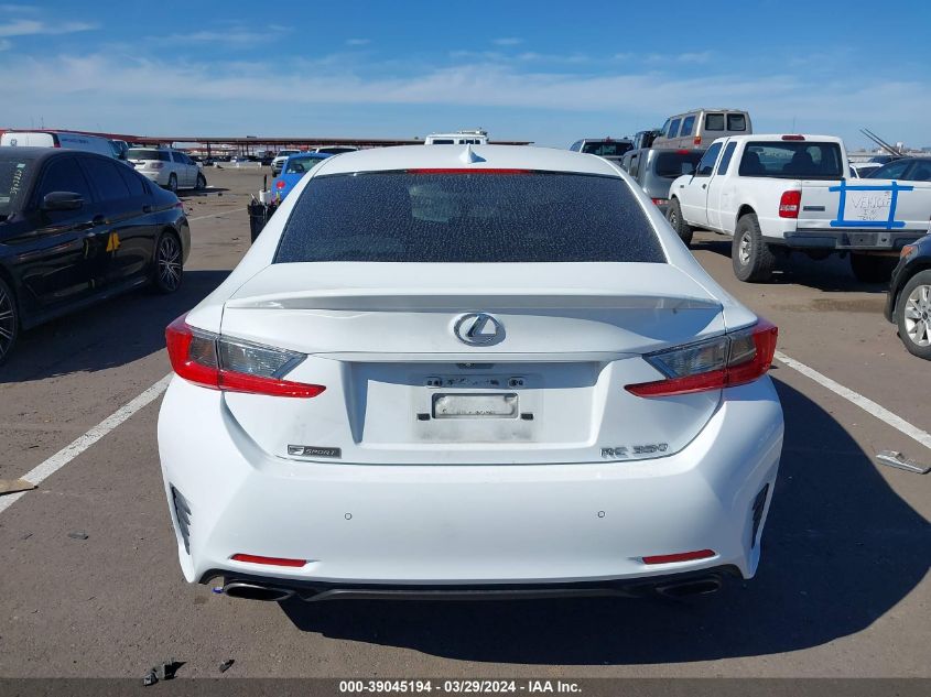 2015 Lexus Rc 350 VIN: JTHHE5BCXF5001062 Lot: 39045194