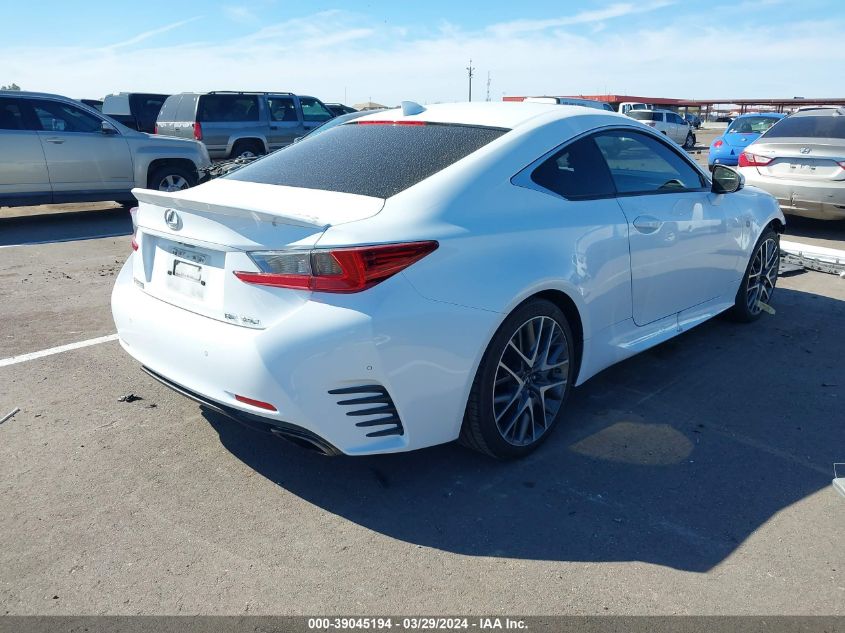 2015 Lexus Rc 350 VIN: JTHHE5BCXF5001062 Lot: 39045194