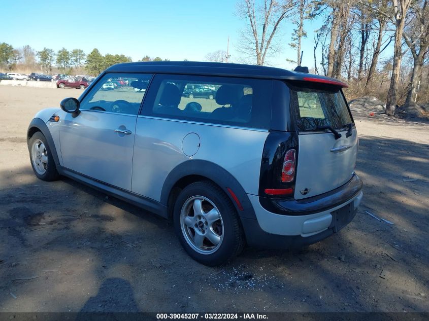 WMWZF3C56BTX82253 2011 Mini Cooper Clubman