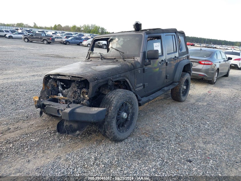 2014 JEEP WRANGLER UNLIMITED SPORT - 1C4BJWDG0EL255270