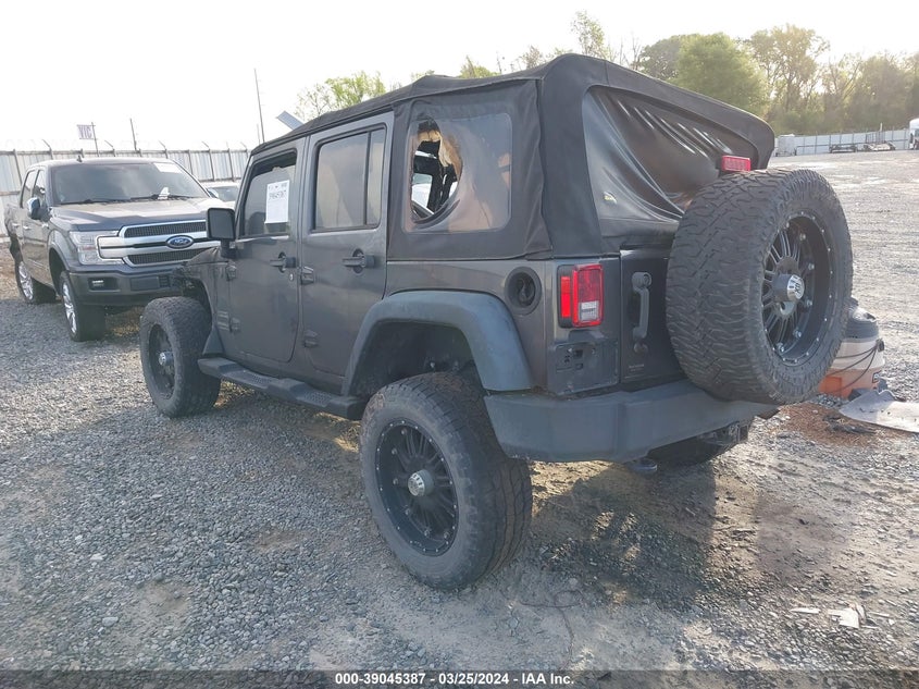 2014 JEEP WRANGLER UNLIMITED SPORT - 1C4BJWDG0EL255270