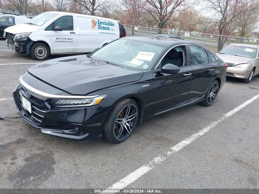 2022 Honda Accord Hybrid Touring VIN: 1HGCV3F99NA009045 Lot: 40248070