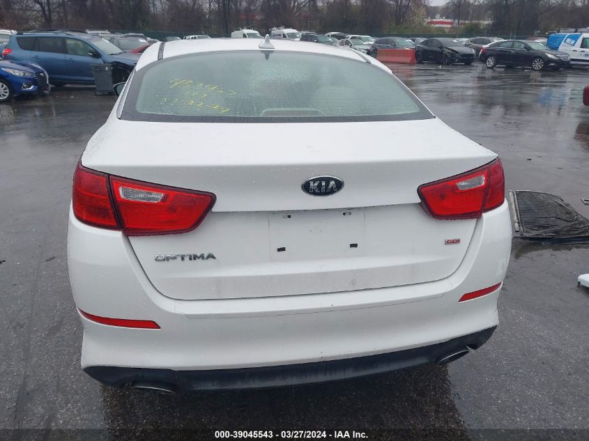 2015 Kia Optima Lx VIN: KNAGM4A75F5640817 Lot: 39045543