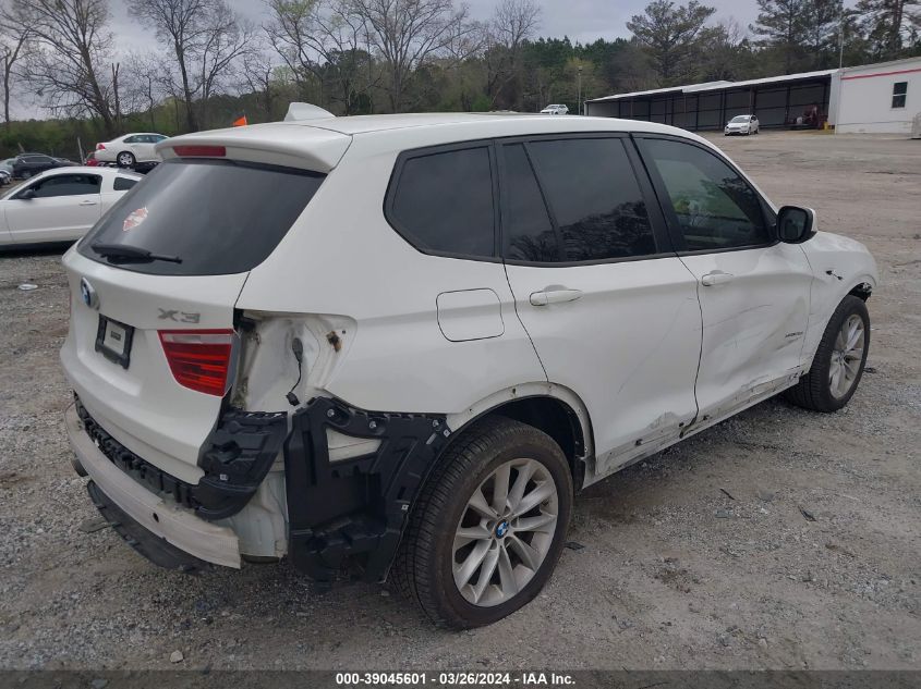 2014 BMW X3 xDrive28I VIN: 5UXWX9C5XE0D22543 Lot: 39045601