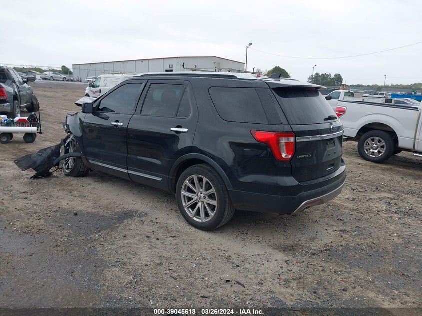 VIN 1FM5K7F83HGA35295 2017 FORD EXPLORER LIMITED