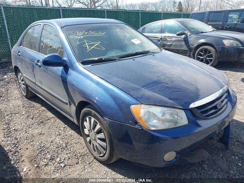 2005 Kia Spectra Ex/Lx/Sx VIN: KNAFE122955135923 Lot: 39045661