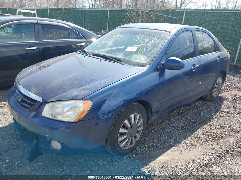 2005 Kia Spectra Ex/Lx/Sx VIN: KNAFE122955135923 Lot: 39045661