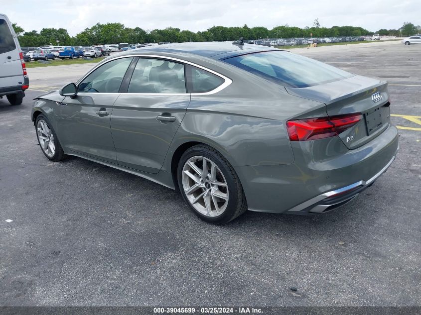 2024 AUDI A5 SPORTBACK PREMIUM PLUS 45 TFSI QUATTRO S TRONIC - WAUFACF53RA029105