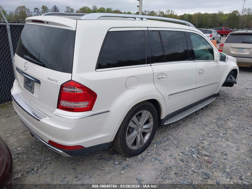 2012 Mercedes-Benz Gl 450 4Matic VIN: 4JGBF7BE1CA801832 Lot: 39045754