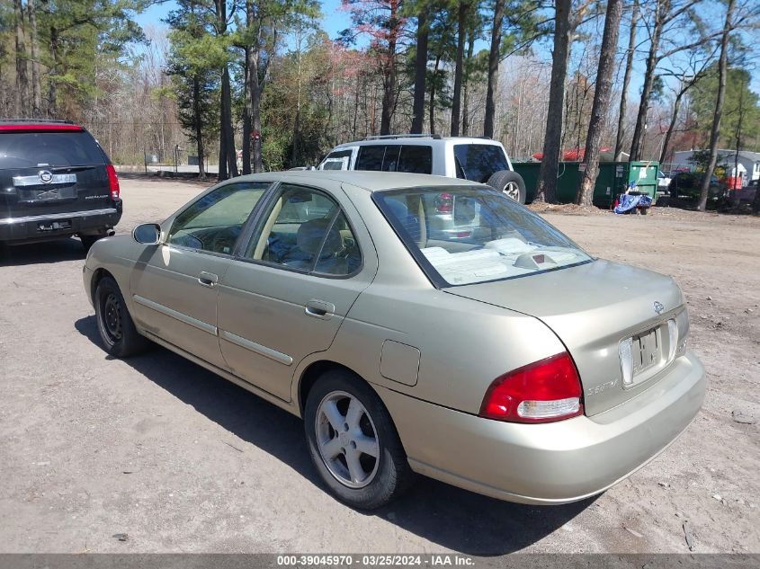 2001 Nissan Sentra Gxe VIN: 3N1CB51D91L424757 Lot: 39045970