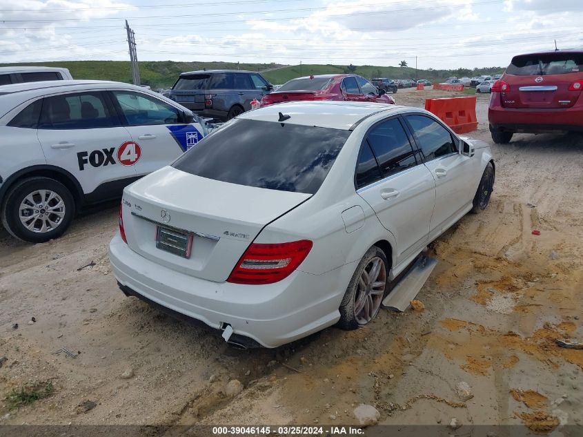 WDDGF8BB3CR235329 | 2012 MERCEDES-BENZ C 300