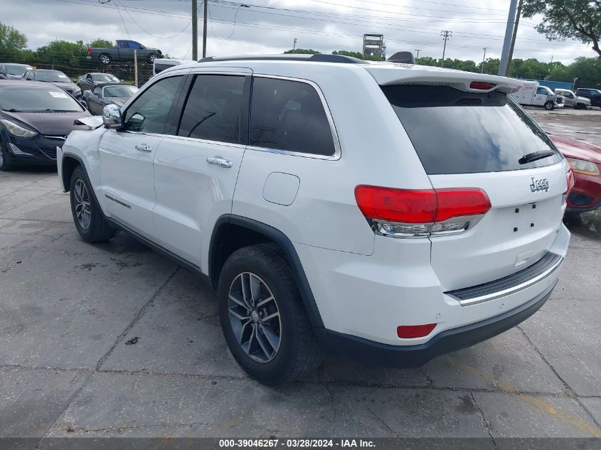 2017 Jeep Grand Cherokee Limited 4X2 VIN: HC634292 Lot: 39046267