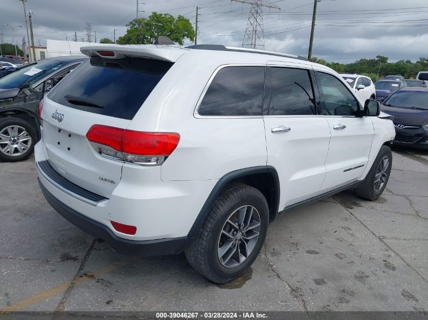 2017 Jeep Grand Cherokee Limited 4X2 VIN: HC634292 Lot: 39046267