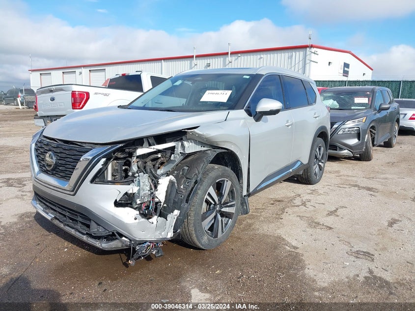 VIN JN8AT3DC8MW101117 2021 NISSAN ROGUE PLATINUM FWD