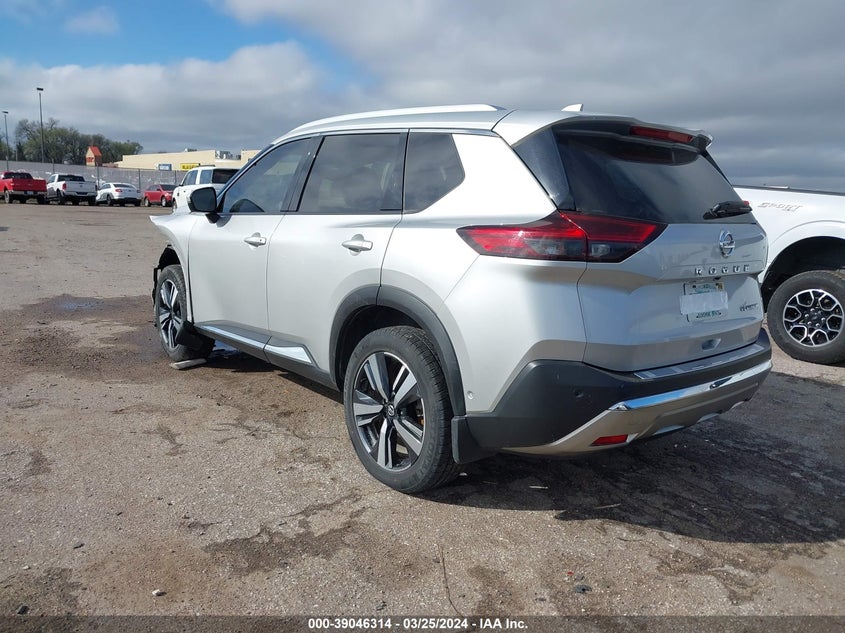 VIN JN8AT3DC8MW101117 2021 NISSAN ROGUE PLATINUM FWD