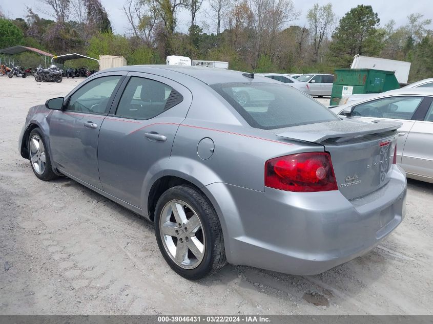 1C3CDZAB8DN711559 | 2013 DODGE AVENGER