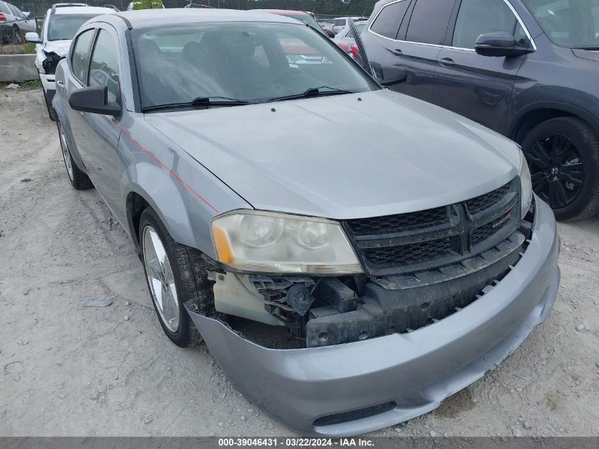 1C3CDZAB8DN711559 | 2013 DODGE AVENGER