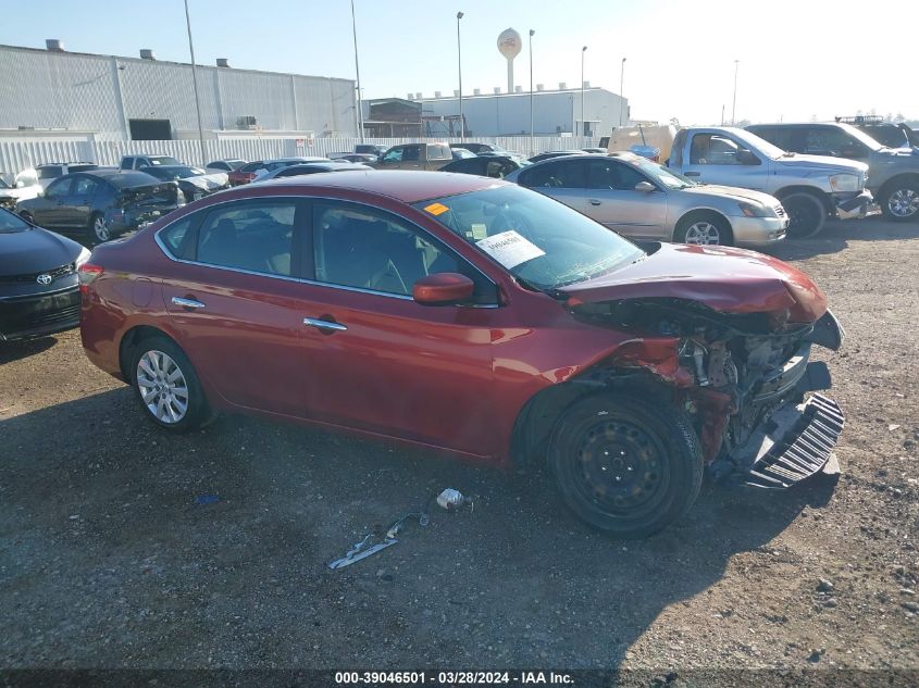 2015 Nissan Sentra VIN: 3N1AB7AP9FY261535 Lot: 40811454