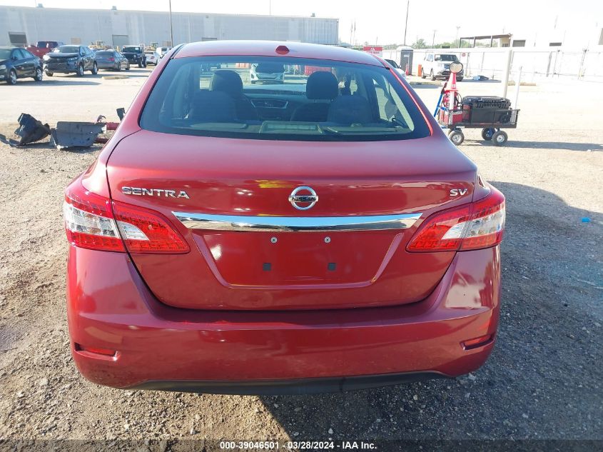 2015 Nissan Sentra VIN: 3N1AB7AP9FY261535 Lot: 40811454