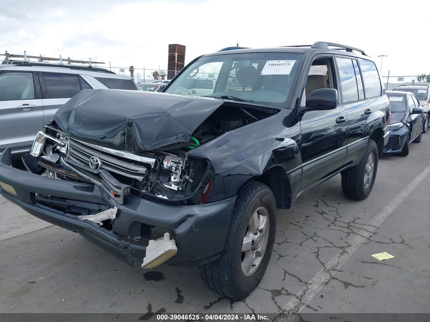 2003 Toyota Land Cruiser VIN: JTEHT05J732040981 Lot: 39046525