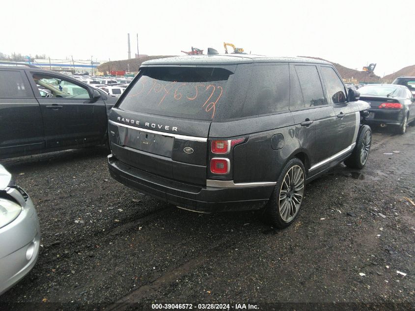 2020 Land Rover Range Rover P525 Hse VIN: SALGS2SEXLA577672 Lot: 40709553