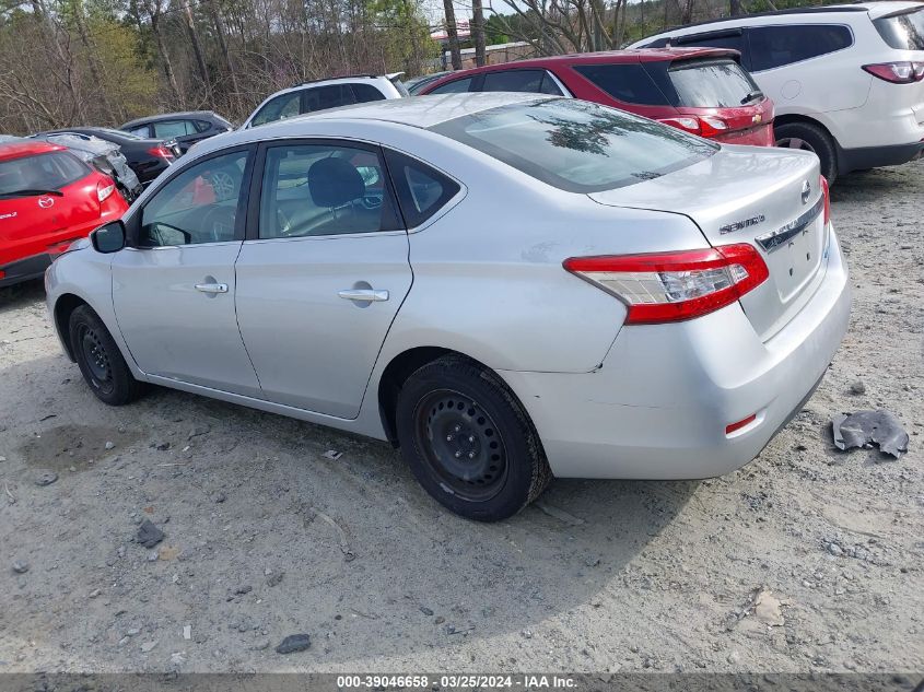 3N1AB7APXEL674110 | 2014 NISSAN SENTRA