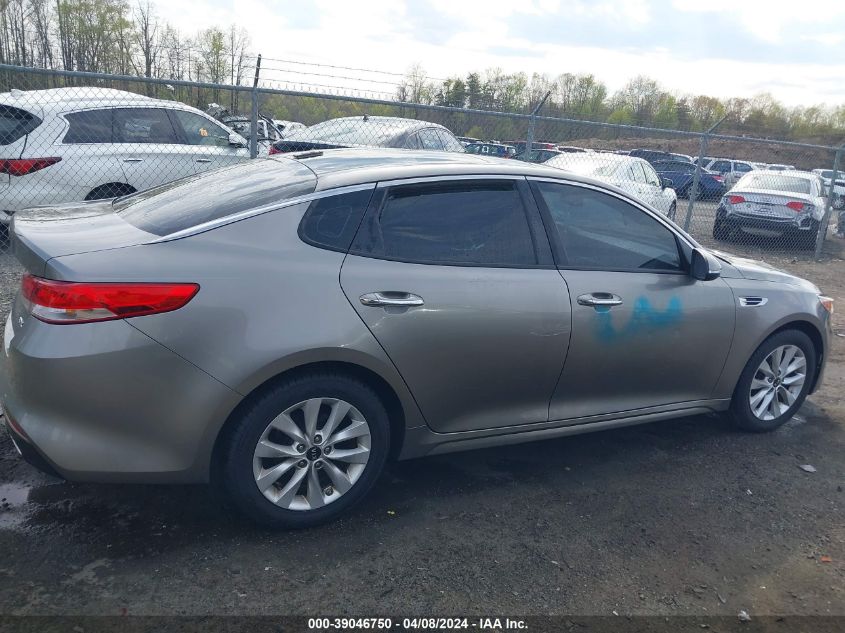 2016 Kia Optima Ex VIN: 5XXGU4L3XGG057718 Lot: 39046750