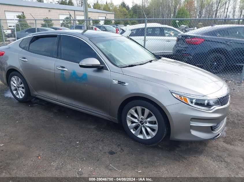 2016 Kia Optima Ex VIN: 5XXGU4L3XGG057718 Lot: 39046750