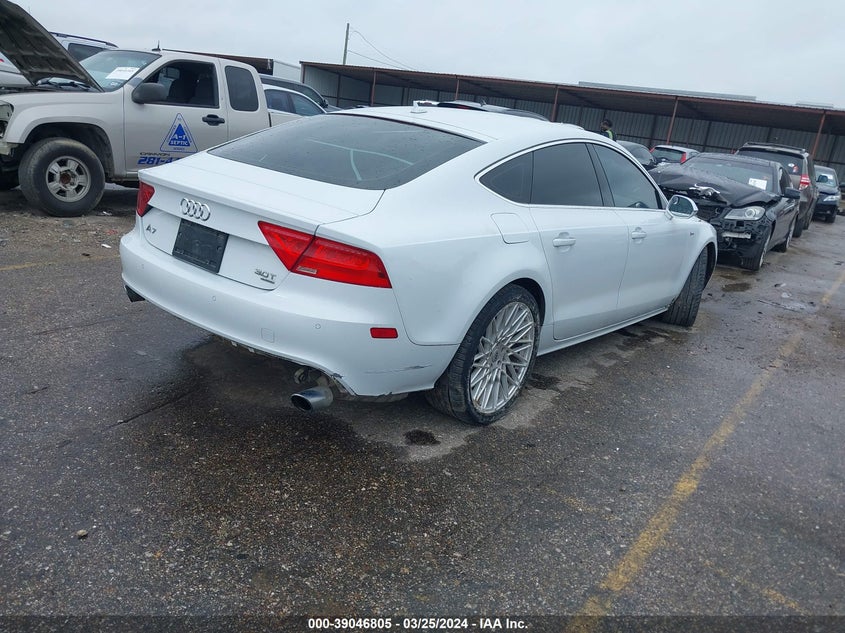 2013 Audi A7 3.0T Premium VIN: WAUYGAFC0DN099267 Lot: 39046805