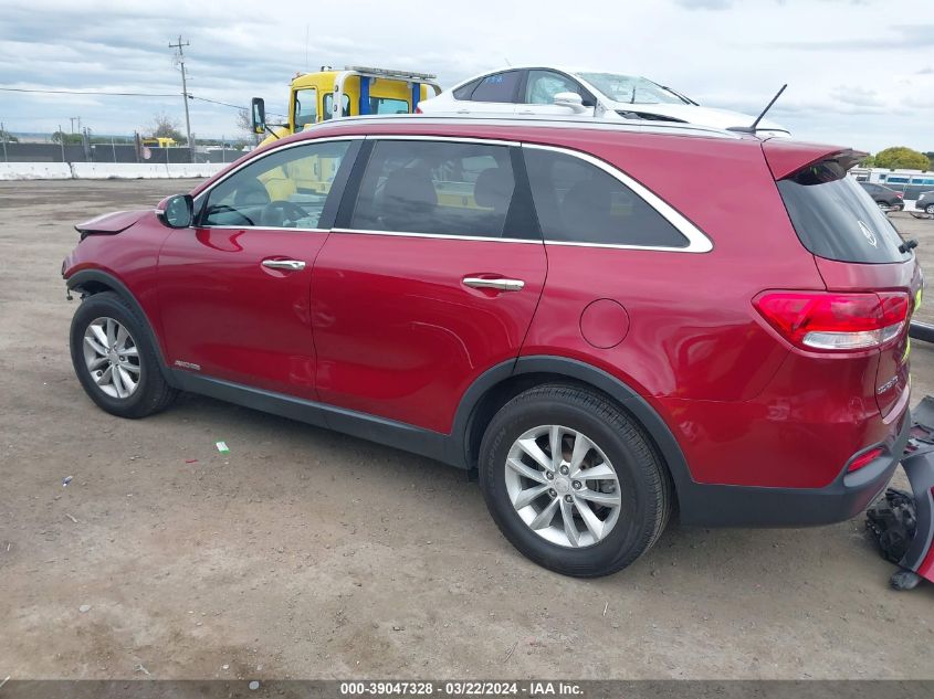 2016 Kia Sorento 3.3L Lx VIN: 5XYPGDA51GG110684 Lot: 39047328