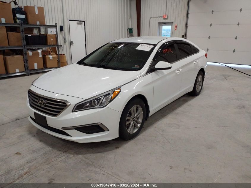 2016 Hyundai Sonata Se VIN: 5NPE24AF5GH337710 Lot: 39047416